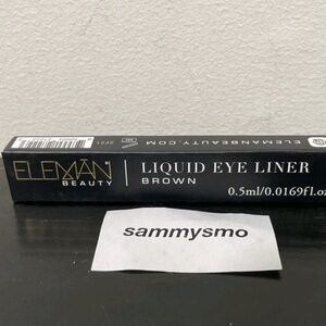 Eleman Beauty Liquid Eye Liner Brown 0.5ml Vegan Cruelty Free Makeup Vegan.